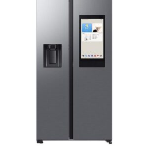Samsung Series 8 On-device Bixby RS80F66KBFEU Wifi Connected Plumbed Total No Frost American Fridge Freezer - Black - B Rated